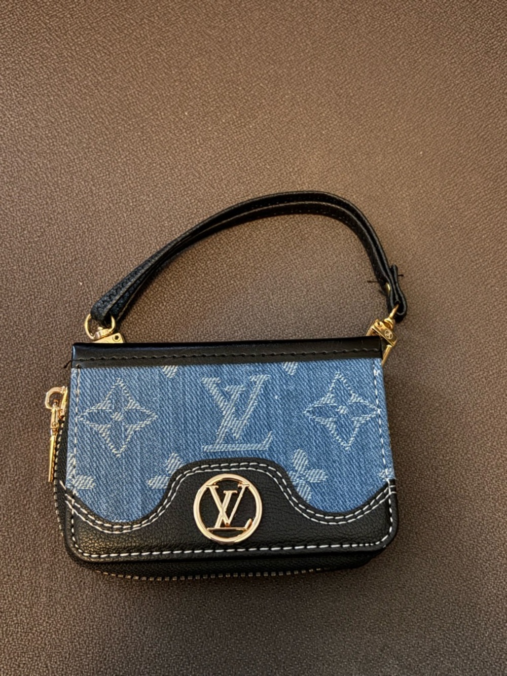 Jean Clutch Credit Card Holder
